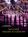 Cover image for No One Needs to Know